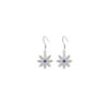 Daalia earrings, blue little stone 